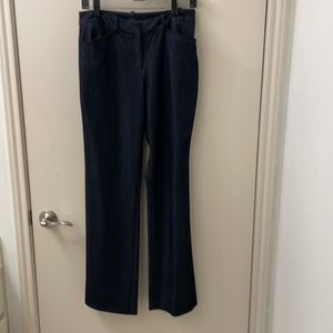 Stretchy wide led dress pants.